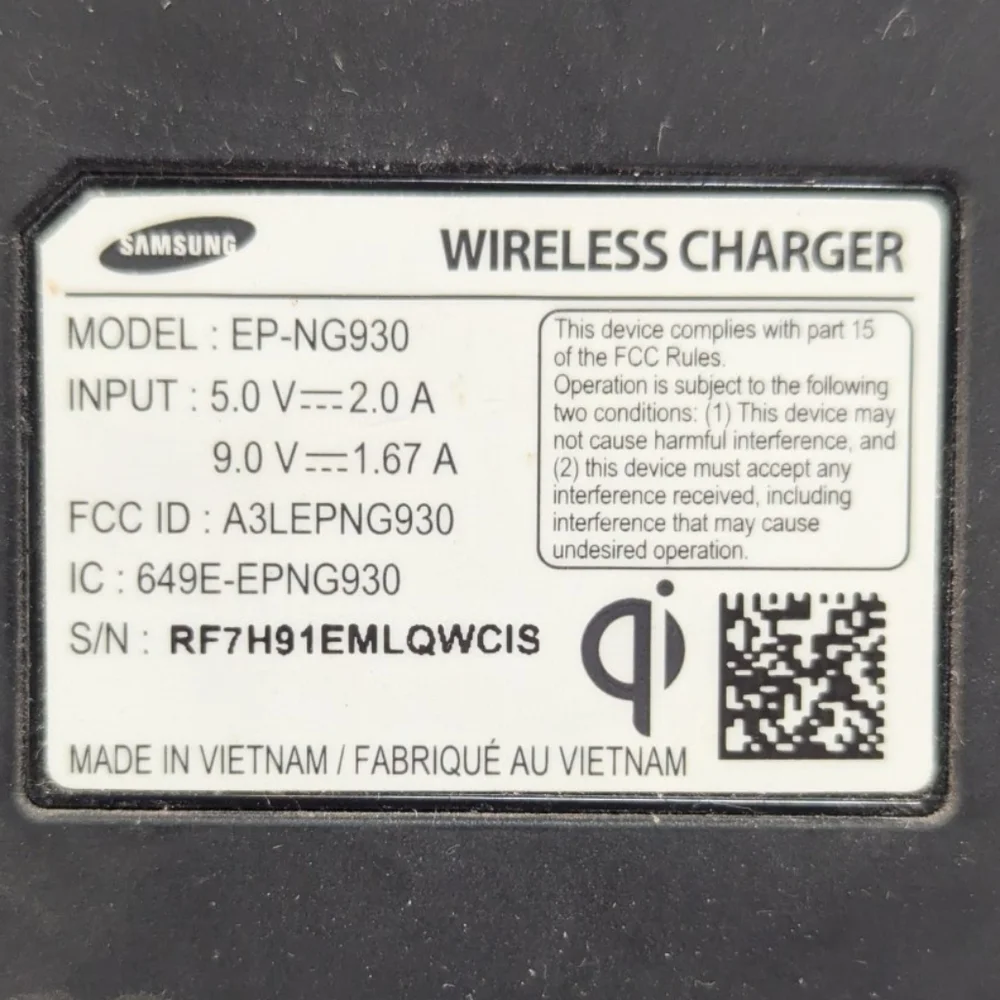 Samsung fast charge cell phone charger NO CORD